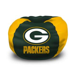 Green Bay Packers NFL Team 102 Round Cotton Duck Bean Bag Chair 