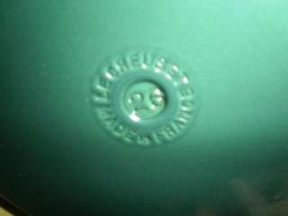 Le Creuset green enamel cast iron frying Pan skillet 11 Nice # 26 