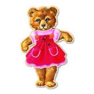    Bear Cubs Dress UP Magnetic Wooden Dress Up Dolls Toys & Games