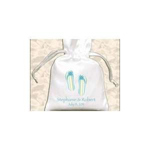  Bridal Bags Personalized Drawstring Favor Bags with Flip 