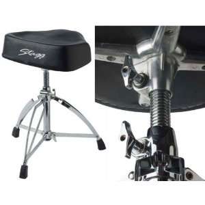 Pro. Drum Throne, 2 braced And Saddle Musical Instruments