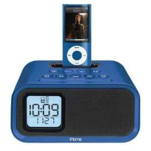  iPod Dock w/Dual Alarm Blue  Players & Accessories