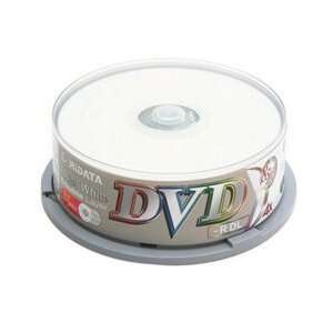  4X 8.5G DVD R Dual Layer White Inkjet Printable Bulk (25 