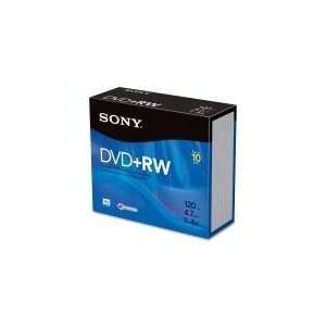  Sony 4x DVD+RW Media Electronics