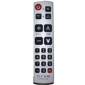  T.I.T Universal Remote Control with BIG Button (U 43 