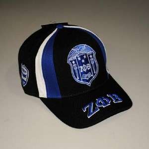 ZETA PHI BETA Baseball Cap & Hat NWT BLUE & BLACK  