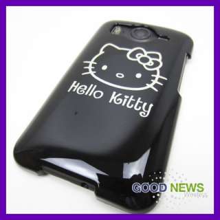   AT&T HTC Inspire 4G   Hello Kitty Black Hard Case Phone Cover  