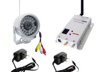 Wireless Camera Home Hidden Security CCTV System 2* DC  