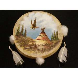  Decorative Tarahumara Drum  Teepee Village 16 Musical 