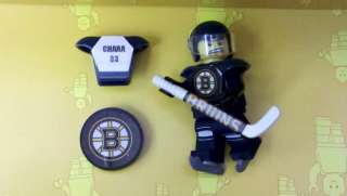 Lego NHL CUSTOM BOSTON Bruins, CHARA #33 Minifigure w/Stick & Puck 