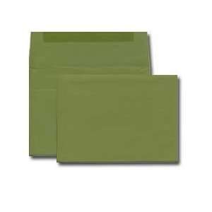  A8 Invitation Envelope   70# Olive   Basis Text (5 1/2 x 8 