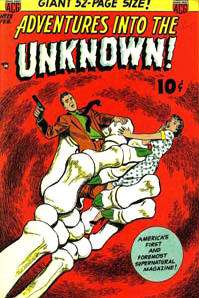   Adventures Into The Unknown   Comics Books on DVD   Golden Age Horror