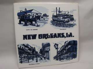 Souvenir New Orleans Louisiana Hot Plate  