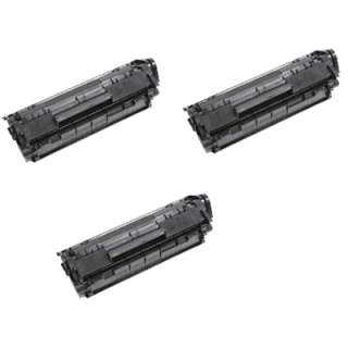 For HP LaserJet Printer 3 PK HP Q2612A Toner Cartridge  