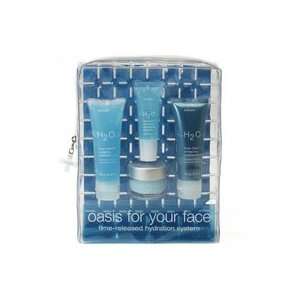 H2O Plus Oasis For Your Face Time Released Hydration System 4 Piece 