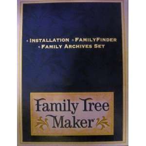  FAMILY TREE MAKER 6.0 FOR WINDOWS Unknown Books