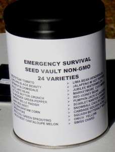 DOOMSDAY PREPPERS SEED PACK READY FOR THE ZOMBIE APOCALYPSE 2012 