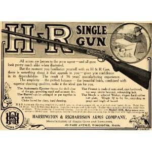   Arms Gun Hunting Dogs Rifle Ejector Barrel Firearm   Original Print Ad