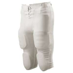   621SL 12 Oz. Polyester Football Pants WH   WHITE L