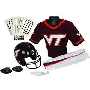   VT NCAA Football Deluxe Uniform Set Size Small