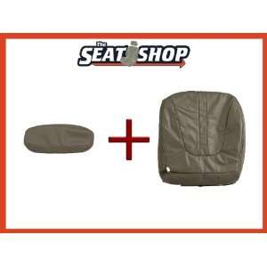97 98 99 00 01 02 Ford Expedition Grey Leather Seat Cover bottom & arm 