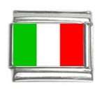 Italian Charms Charm Italian Flags Flag   Italy  