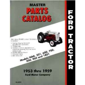  1953 1956 1957 1958 1959 FORD TRACTOR Parts Book List Automotive