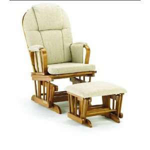  Dutailier Nursery Multiposition and Recliner Wood Glider 
