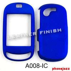 Blue Rubberized For Samsung Gravity T T669 Hard Case Cover  