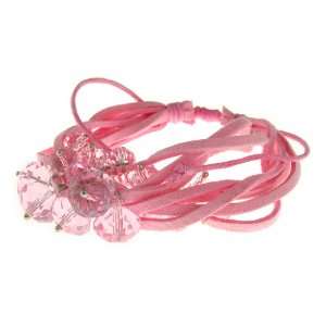 Pink Chinese Knot Adjustable Friendship Fashion Bracelet Jewelry