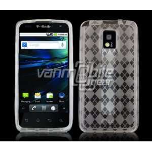   Design 1 Pc Hard Rubber Skin Case Cover + Screen Protector for LG G2x
