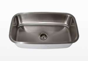 UNDERMOUNT KITCHEN SINK 30X18X9  18 GAUGE SINGLE BOWL  