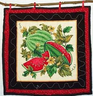 Wall Hanging Kitchen Decor Red Black Watermellon NEW  