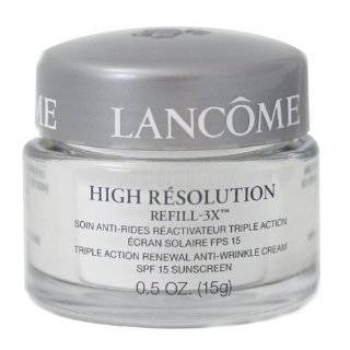 Lancome for Women. High Resolution Refill Anti wrinkle Cream 0.5 Oz