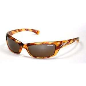  Arnette Sunglasses 4037 Brown Spots on Yellow Sports 