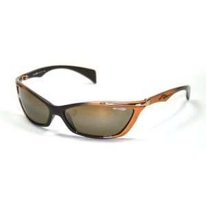  Arnette Sunglasses 4038 Brown Metal Yellow Gradient with 