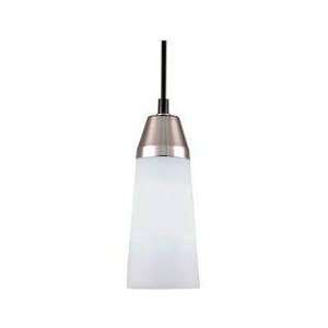  LS 1391C/FRO PENDANT LAMP, CHROME W/FROST GLASS SHADE 60W 