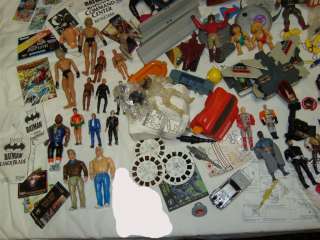 Massive Action Figure Lot from 70s, 80s, 90s   many different toy 