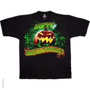 Happy Halloween   Jack O Lantern   Spooky Fun Pumpkin Face   T shirt 