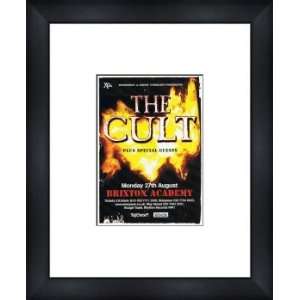 CULT Brixton Academy 2001   Custom Framed Original Ad   Framed Music 