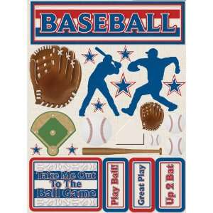 Reminisce Signature Series 3 Dimensional Sticker, Baseball 