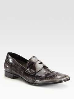 Prada   Spazz Wingtip Penny Loafers