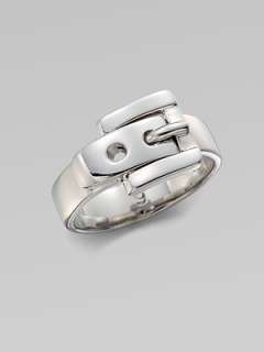 Michael Kors   Belt Buckle Ring/Silvertone    