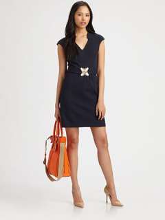 Milly   Camille Ponte Shift Dress    