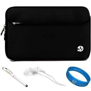  Black Neoprene Sleeve Carrying Case Cover for AT&T Pantech Element 