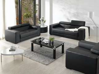 2909 Modern Italian Leather Living Room Set  