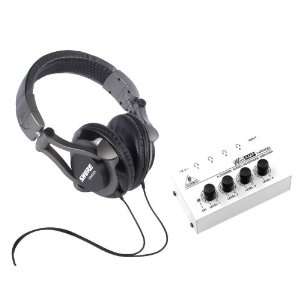   DJ Headphones w/FREE Behringer HA400 Micoramp Headphone Amplifier