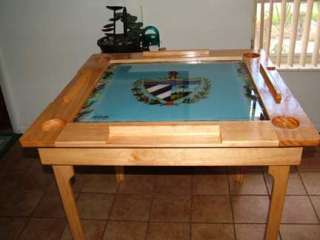 Cuban Themed Dominos Game Tables, Cuba Custom Made  