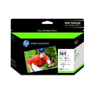  HP 564 Ink Cartridge in Retail Packaging, Photo Value Pack 