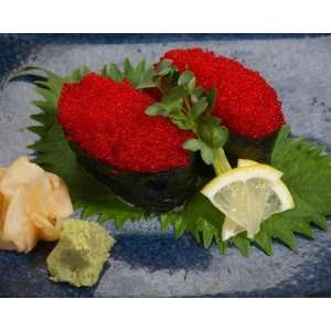 Frozen Sashimi Grade Red Flying Fish Eggs (Tobikko) 500g  